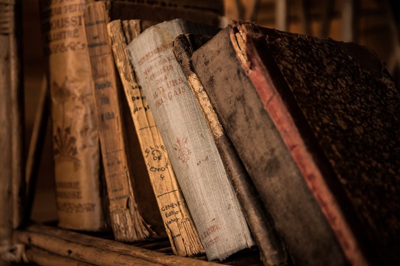 Vintage Book Page Art
